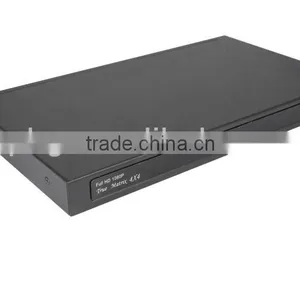 4X4 HDMI True 3D Matrix Switch Switcher 4 Input Source x 4 Display IR Remote thumbnail-1
