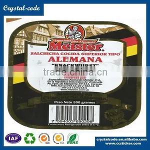 Yogurt Chocolate Food Labels Plastic Container Packaging Food Sticker thumbnail-2