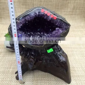 Amethyst Geode Pocket For Sale Crystal Healing Stones Pendants thumbnail-2