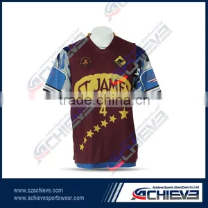 Dye Sublimation Team Lacrosse Reversible Jerseys Uniform thumbnail-4