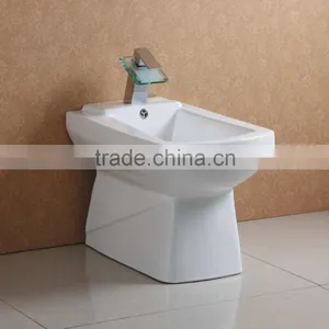 Floor Mounted Health White Glazed Ceramic Bidet thumbnail-1