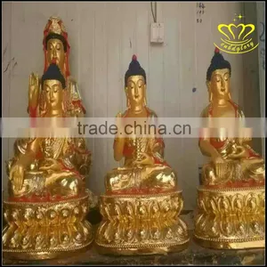 Maitreya Buddha Casting Bronze Statue of the Temple of the Temple Worship Buddha Sculpture thumbnail-2