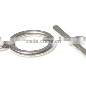 11mm and 18mm Set Sterling Silver Toggle Clasp thumbnail-1