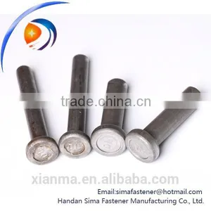 Welding Stud With Ceramic Ferrule Connector Bolt / Shear Stud / Cheese Head Studs for Arc Stud Welding thumbnail-5