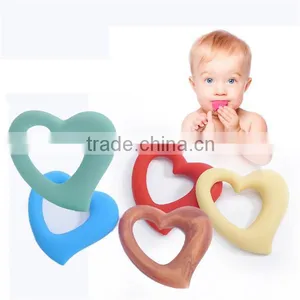 100% Food Grade Silicone FDA Approved BPA Free Silicone Pendant Teether For Baby thumbnail-1
