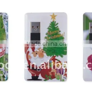 Full Color Printing Busniess Card Usb Flash Drive Bulk Cheap Credit Card Pendrive 8gb thumbnail-5