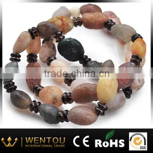 Precious Jewelry Made With Natural Seeds Xinjiang Agate Cultured Stone thumbnail-1