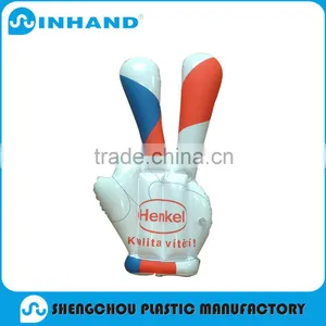 In Summer Customized Advertising Best Selling Pvc Inflatable V Shape Hand thumbnail-3