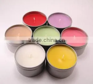 Metal Lid Tin Candle Branded Label Wholesale thumbnail-1