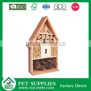 Garden Hanging Insect Hotel Cage Bee House thumbnail-1