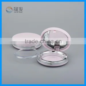 Flip Cap Empty Compact Powder Case With Mirror thumbnail-2