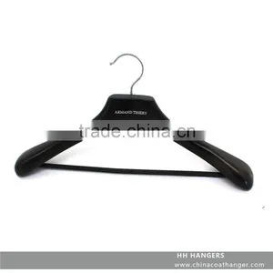 The HEAD Wooden Suit Hanger With Half Shiny 3.8mm Hook ,non-slip Bar With Tube thumbnail-2