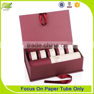 Tea Paper Packaging Tube With Plastic Lid thumbnail-6