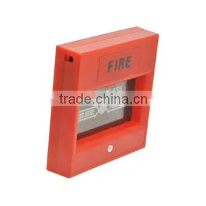 Red Color Single Pole 24VDC Square Fire Alarm Call Point thumbnail-1