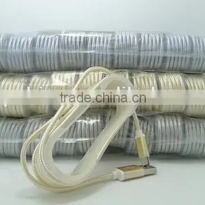 Wholesale Price New Design v8 Micro Usb Cable for Android Phone Charging Cable 1.5m Fabric Braided Cable Charger thumbnail-1