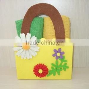 2017 Easter Day Gift Felt Bags With Tea Towel Set thumbnail-2
