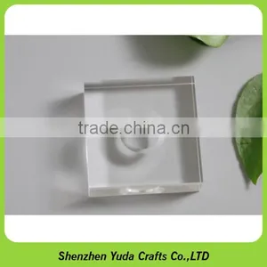 Elegant Bright Light Luminous High Clear Acrylic Plexiglass Perspex Cube Block thumbnail-1