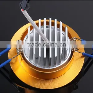 Gold Finish 3W Led Ceiling Light thumbnail-5