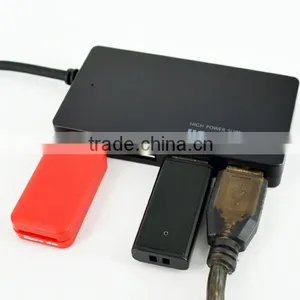 4 Port Ultra-thin USB 3.0 HUB With LED Light and Can be an External Power Source thumbnail-3