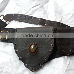 Real Leather Hip Pocket Waist Belts/bum Bags Belt/travel Pocket Hip Bag Belt thumbnail-1