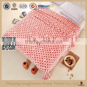Yiwu China Suppliers Longfortune 100% Polyester Wholesale Thermal Protection Container Home Stock Coral Fleece Cuddly Blanket thumbnail-3