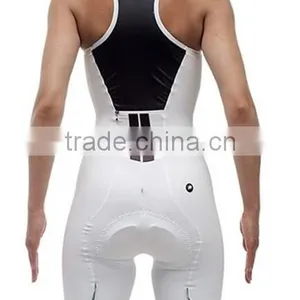 One-piece Woman Athletic Suit Cycling Bibshorts & Sleeveless Top for Summer thumbnail-3