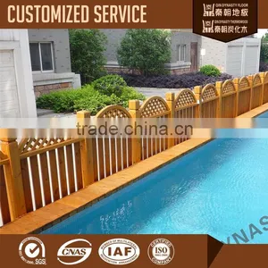 Solid Thermowood for Swimming Pool Safety Fence thumbnail-1