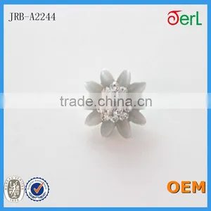 Fashion Pretty Flower Rhinestone Button thumbnail-5