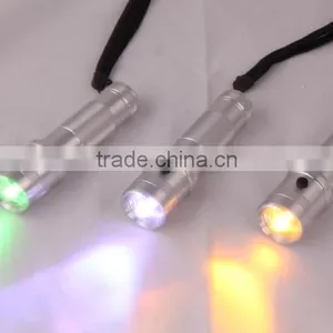2016 Holiday Decoration Color Changing Flash Strobe Small Led Flashlight RGB 10 Basic Color Micro Led Battery Flashlight Torch thumbnail-2