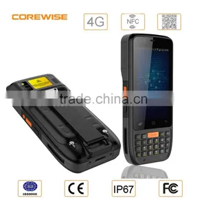 Wireless Bluetooth Industrial Rugged Android Barcode Scanner Phone With Display thumbnail-6