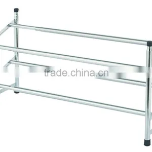 Stackable Extension Chrome Plated Shoe Rack Shoe Cabinet thumbnail-1