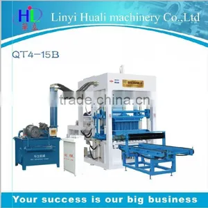 Automatic Block Making Machine Price QT4-15 Huali Machinery Group thumbnail-1