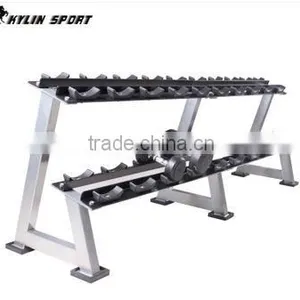 COMMERCIAL PLATE AND DUMBBELL RACK thumbnail-1