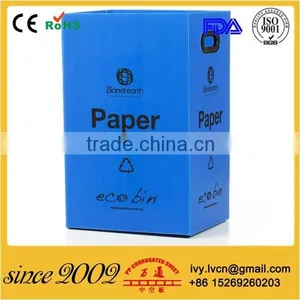 Corrugated Plastic Fold Storage BoxContainerRecycle Bin thumbnail-1