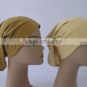 Two Pieces Hijab, Arabic Wear Solid Color G-SD163# thumbnail-6