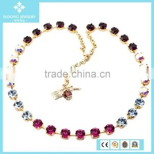 Wholesale Stock Necklace Crystal Jewelry Findings thumbnail-2