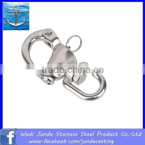 Stainless Steel Swivel Jaw Swivel Snap Shackles thumbnail-2
