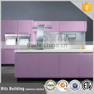 Elegant Kitchen Vanity Purple Shining Kithen Cabinet thumbnail-1