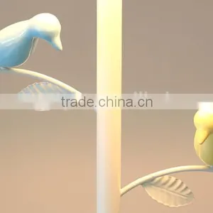 Metal And Fabric Material Fancy Unique Design With Birdie Floor /Standing Lamp Decorative Table Light thumbnail-3