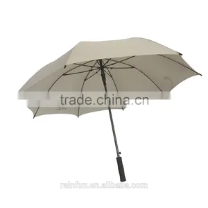 Auto Open Plain Color Golf Umbrella for Sale thumbnail-1