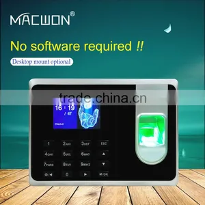 GPRS WIFI Terminal Biometric Fingerprint Time Attendance System With Self-service Query and Usb Host thumbnail-1