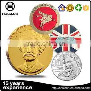 Professional Manufacturer Specialty Custom 3d Die Casting Engravable Zinc Alloy Brass Plating British Air Force Coins thumbnail-1