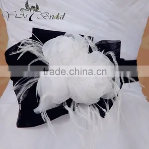 Exquisite Artificial Belts Bridal Gown Flower Sash Formal Wedding Evening thumbnail-1