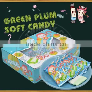 Little Monkey Green Plum Flavor Soft Candy thumbnail-1