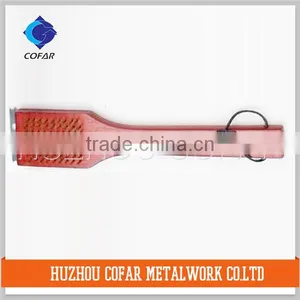 High Quality Wholesale 12-inch 3-sided Grill Brush thumbnail-1