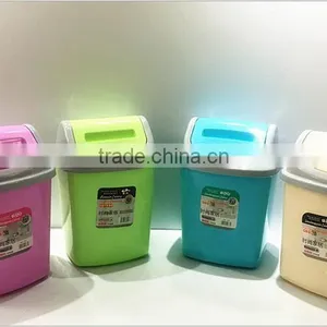 24L Waste Bin Beauty Customized Red Home Garbage Bin thumbnail-5