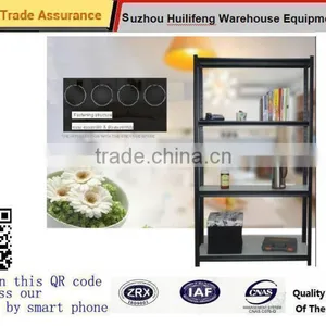 Durable Black Boltless Rivet Shelving Retail 600*300*1520 Metal Racks For Storage thumbnail-4