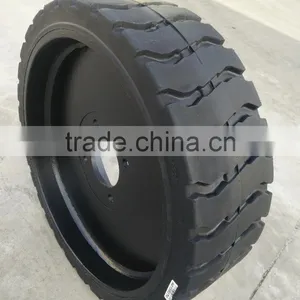 Professional Manufacture Genie Scissor Lift Platform Parts 22x7x173/4 Solid Tires for Lifting Machine Car Best Price thumbnail-2