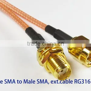 FPV Antenna Extension Cable 30CM Length SMA Male to Female RG316 Coaxial Cable thumbnail-2