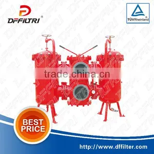 Superior Quality SDRLF Pressure Hydraulic Return Oil Duplex Precision Filter Strainer for Heavy Machinery thumbnail-1